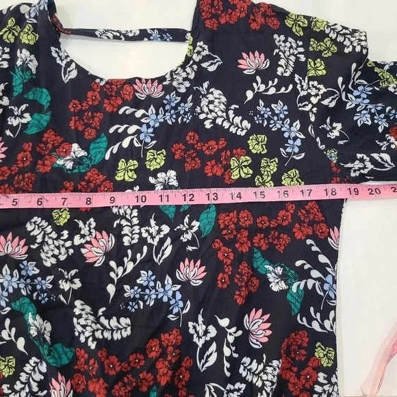 Beach Riot Chulo Long Sleeve Romper Black Floral Open Back‎ Womens Size Small - Picture 7 of 11